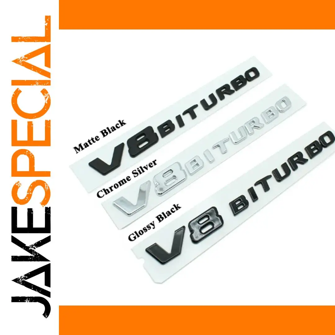 V8 BITURBO Badge for Mercedes-Benz W204/W205 1 V8 BITURBO Badge for Mercedes-Benz W204/W205