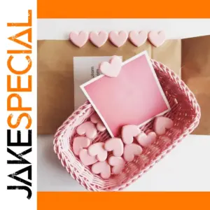 Pink Heart-Shaped Paper Clips Set (6 Pieces)