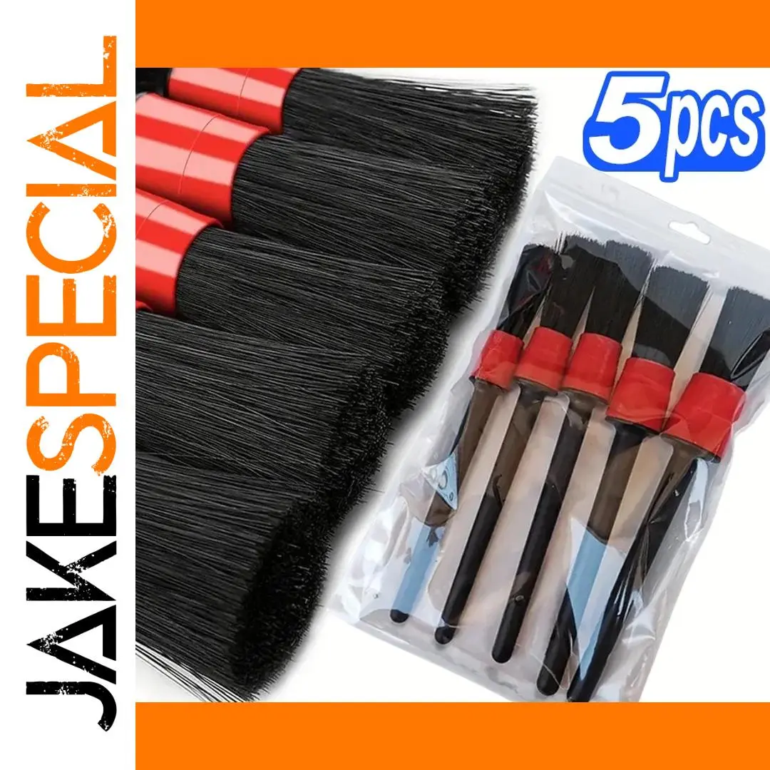 Car Cleaning Brush Kit with 1-5 Brushes 1 Car Cleaning Brush Kit with 1-5 Brushes