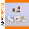 Elegant Miniature European Sofa Set for Dioramas