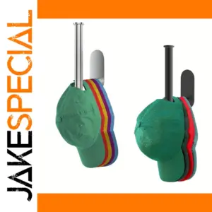 Stainless Steel Wall-Mounted Hat Organizer