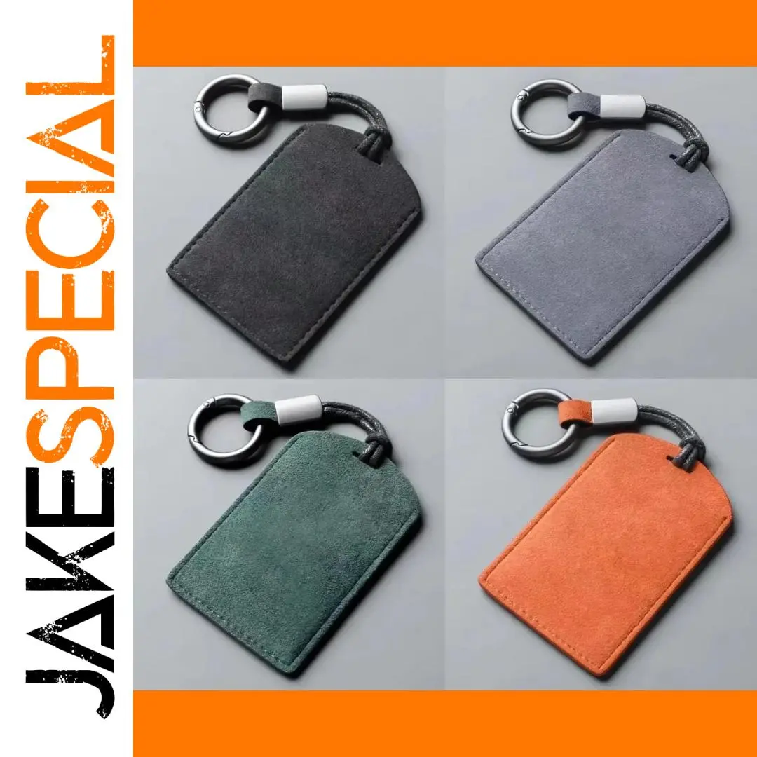 Suede Car Key Cover with NFC Slot 1 Suede Car Key Cover with NFC Slot