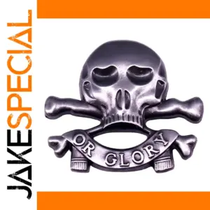 Gothic Skull and Crossbones Pin for Alternative Fashion