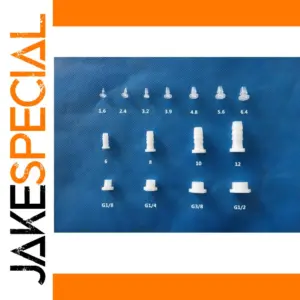 Set of 10 Translucent Plastic Pipe Plugs 1.6-12mm