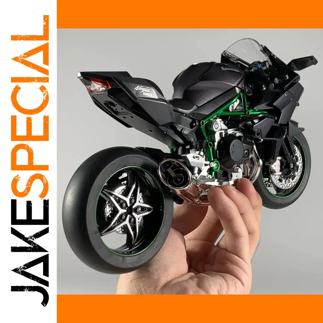 Kawasaki H2R 1:9 Diecast Motorcycle Model 1 Kawasaki H2R 1:9 Diecast Motorcycle Model