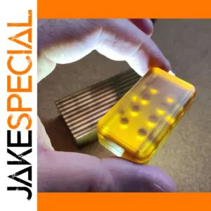 Amber PEI Magnetic Fidget Slider for Adults