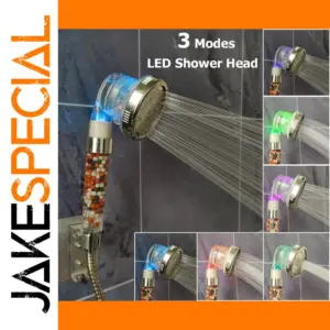 LED Shower Head with Micro Nozzle Tech