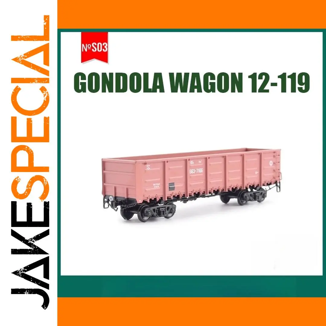 Pink Model Train Gondola GONDOLA-12-119 1 Pink Model Train Gondola GONDOLA-12-119