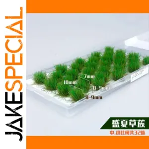 Realistic Miniature Grass Tufts for Dioramas