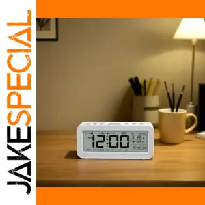 Digital Alarm Clock with Temp & Humidity Display