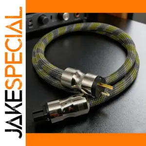 Premium 16mm Braided Power Cable for Audiophiles