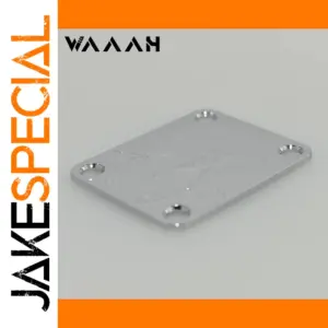 Nickel Finish Guitar Neck Plate for Electric Guitars