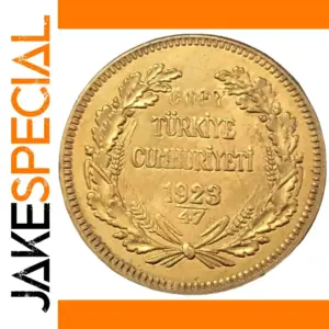 1923 Turkey 100 Kurus Replica Coin