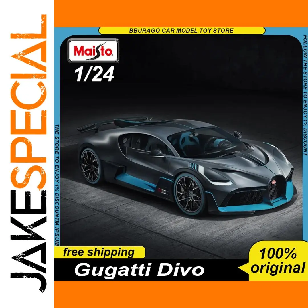Bugatti Chiron & Divo 1:24 Diecast Model Replica 1 Bugatti Chiron & Divo 1:24 Diecast Model Replica