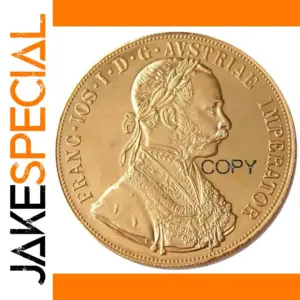 Emperor Franz Joseph I Replica Coin 40mm