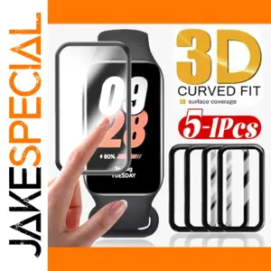 Transparent TPU Screen Protector for Xiaomi Band 8/9 Active