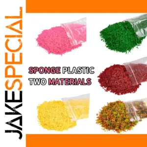 Vibrant Sponge Foliage for Model Scenes