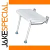 Wall-Mounted Folding Shower Bench with Max 200kg Support