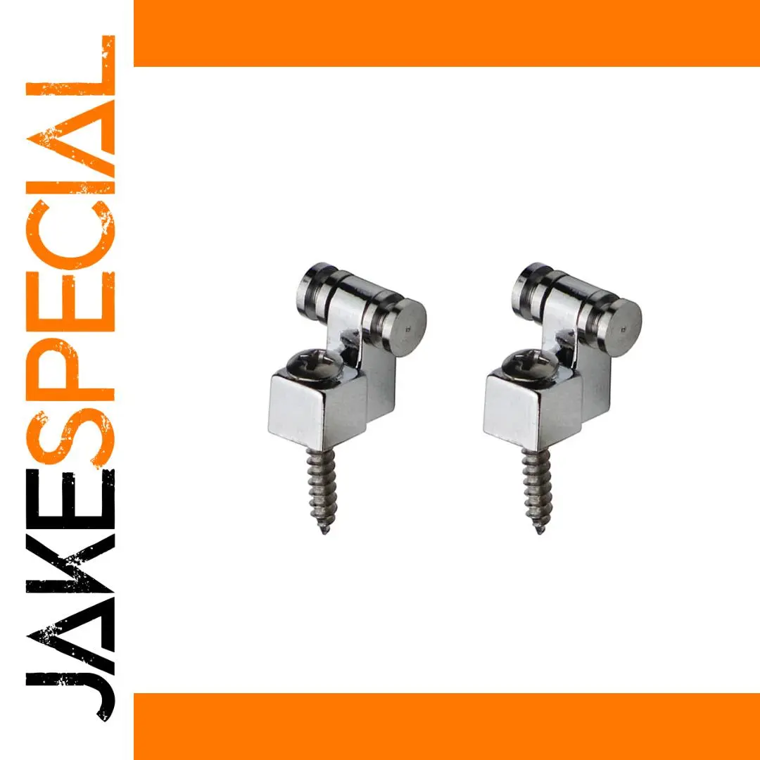 Chrome Guitar String Retainer Trees for Electric & Bass 1 Chrome Guitar String Retainer Trees for Electric & Bass