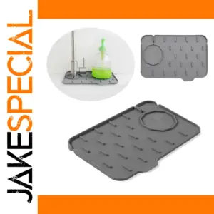 Gray Silicone Faucet Mat for Sink Protection