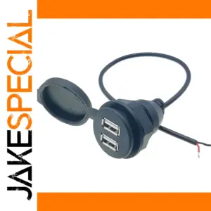 Rugged Dual USB Power Outlet for Vehicles