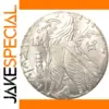 Antique Silver Coin with Eagle Design