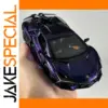 Purple Lamborghini Supercar Model 1:32 Alloy Replica