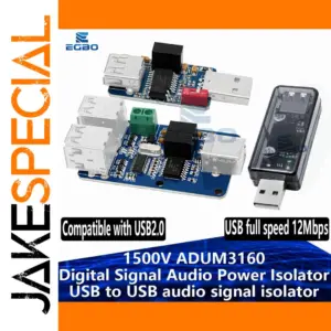 USB Audio Signal Isolator for Computer Systems