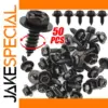Universal Black Automotive Fastener Set (1-50 Pieces)