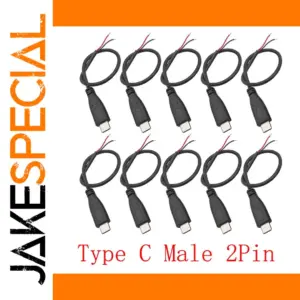 USB Type C Power Wires Set with 10 Plugs