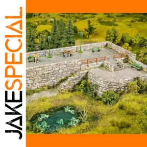 Colorful Quarry Stone Wall Model Set