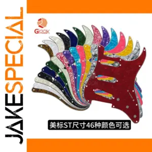 Colorful 11-Hole Guitar Pickguard for American Standard