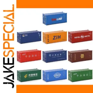 HO Scale 20ft Freight Container with 66 Logos