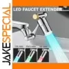 LED Kitchen Faucet Extender with 1440° Swivel