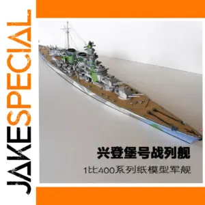 H-39 Battleship Paper Model 1/400 Scale