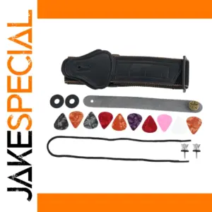 Stylish Nylon Guitar Strap with Complete Accessory Set