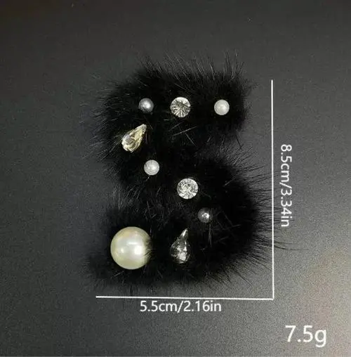 Gold Tone Fashion Brooch with Faux Pearl 9 Gold Tone Fashion Brooch with Faux Pearl - Image 9