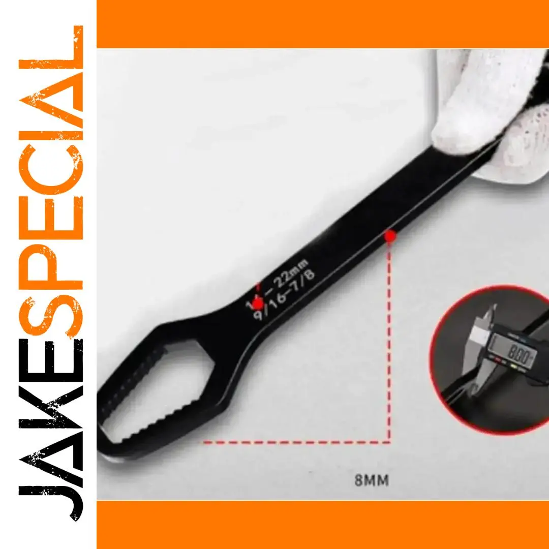 Adjustable Double-Headed Wrench 8-22mm, 270mm 1 Adjustable Double-Headed Wrench 8-22mm, 270mm