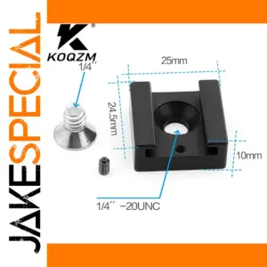 Cold Shoe Mount Adapter for Cameras