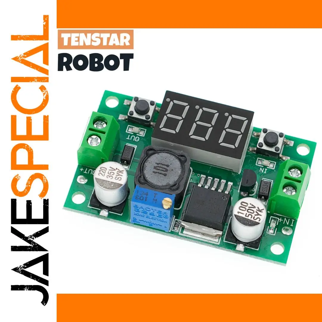 LM2596 Buck Power Module with Voltmeter 1 LM2596 Buck Power Module with Voltmeter