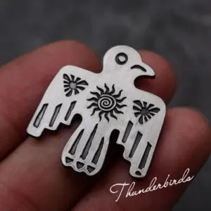 Indian Sun God Thunderbird Copper Brooch in Gold and Silver 18 ec767ca45e594b4484c1b30a upscaled