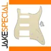 Cream 3-Ply Stratocaster Pickguard for American/Mexican Guitars