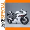 White Yamaha YZF-R6 Diecast Motorcycle Model