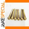 Brass Guitar Bridge Pins Set 28mm, 6pcs