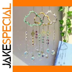 Elegant Crystal Sun Catcher and Wind Chime