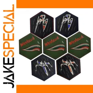 Reflective War Eagle Shark X WING Patch