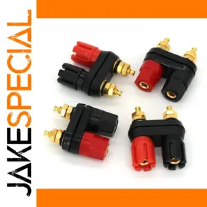 Premium 10-Piece Banana Plug Set for Audio System