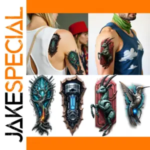 3D Waterproof Temporary Tattoo Set for Adults