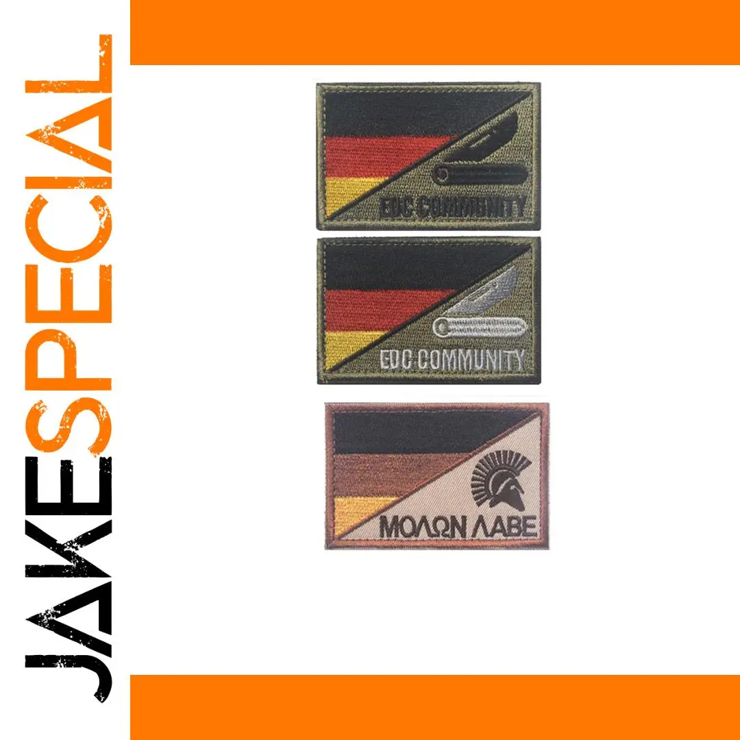 German Flag Embroidered Patch for Fans 1 German Flag Embroidered Patch for Fans
