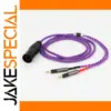 Purple Braided Headphone Cable for Audio-Technica
